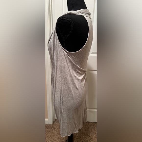 Haute Hippie Cowel neck Asymmetrical jersey dress - Picture 7 of 9